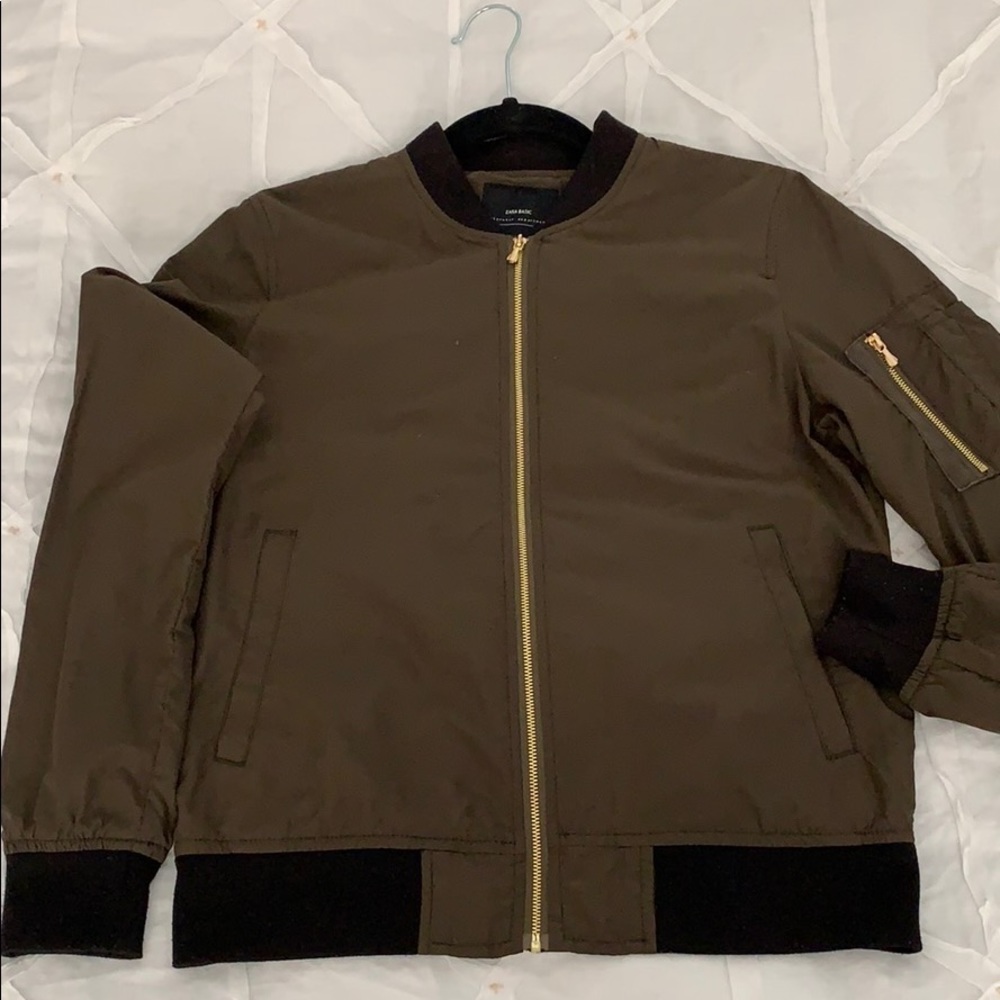 Zara Basic Bomber Jacket